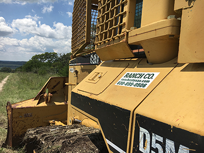 Bulldozing services from Ranch Co serving the Texas Hill Country